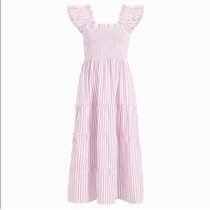 Hill House Home Ellie Nap Dress in Bubblegum Stripe